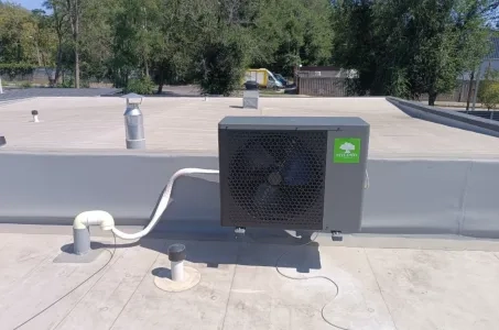 Установка в коттедже с тепловыми насосами Mycond Split серии BeeHeat