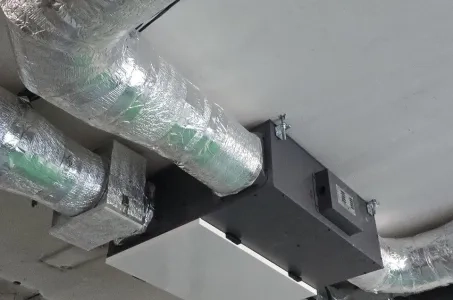 Производственный цех с вентиляционными установками Mycond с рекуперацией энергии MVC700-A