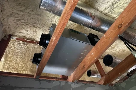 Производственный цех с вентиляционными установками Mycond с рекуперацией энергии MVS DW