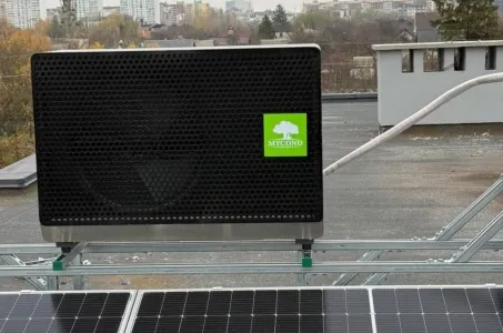 Коммерческая установка на крыше с тепловым насосом Mycond BeeSmart