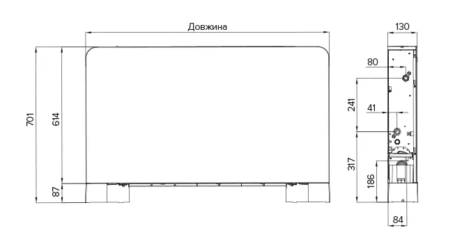 Габаритные размеры